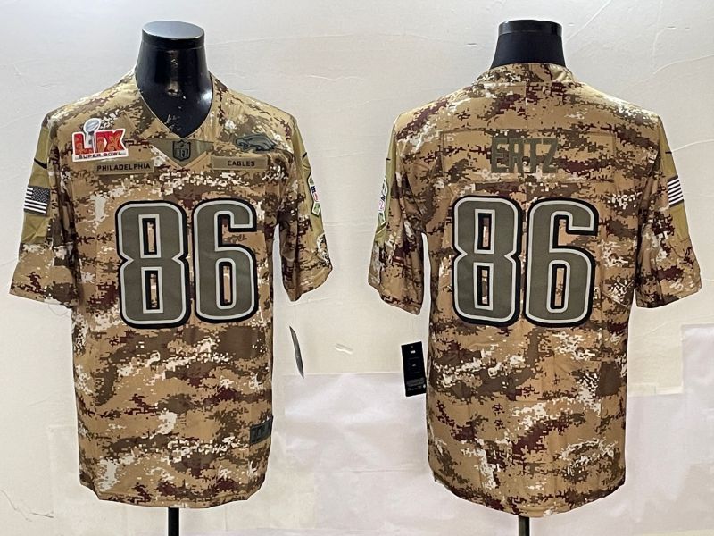 Men Philadelphia Eagles #86 Ertz Camo 2025 Nike Salute to Service Limited NFL Jersey style 2121->philadelphia eagles->NFL Jersey